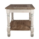 Tavolo Bianco Marrone 80x80x85 cm