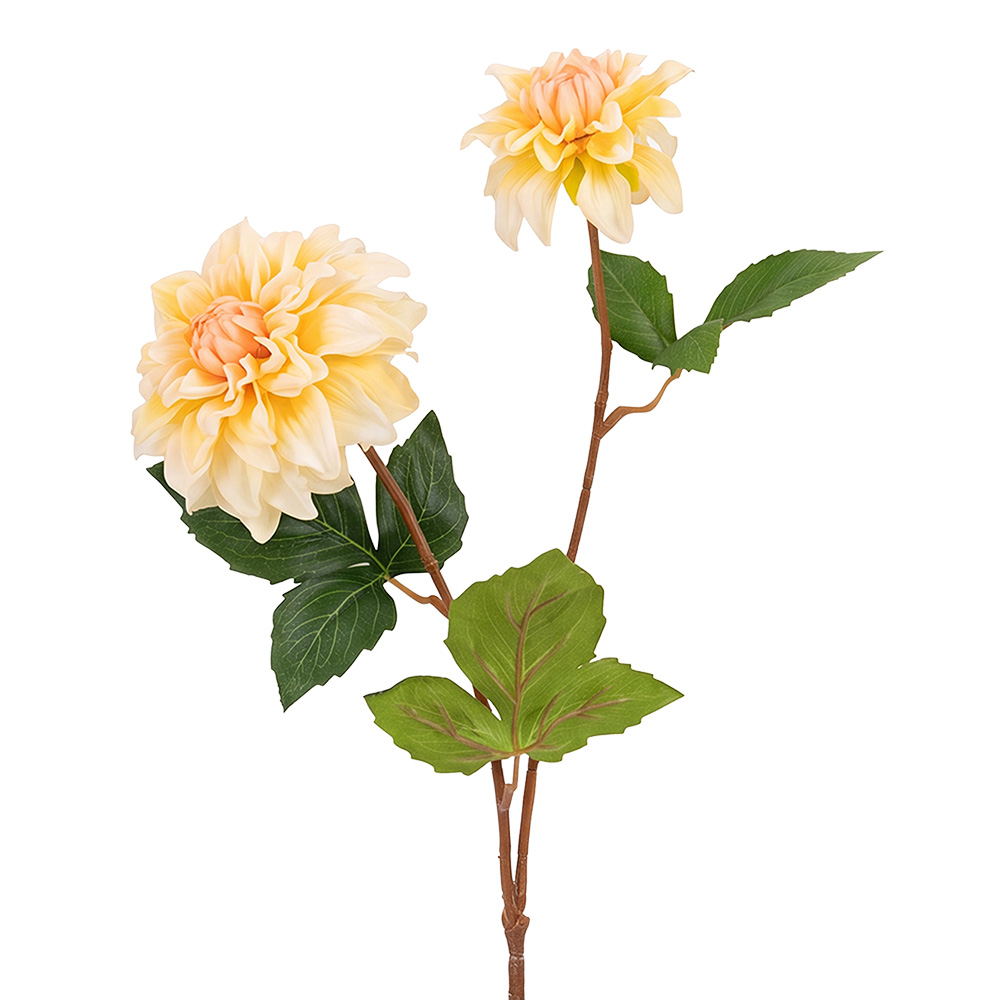 Decoratie tak met bloemen 60 cm