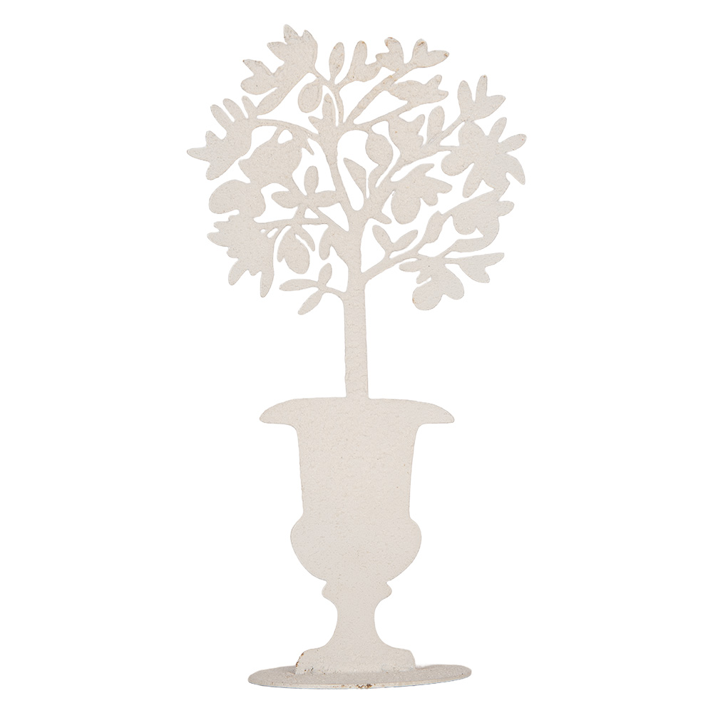 Decoratie bloempot 16x10x29 cm