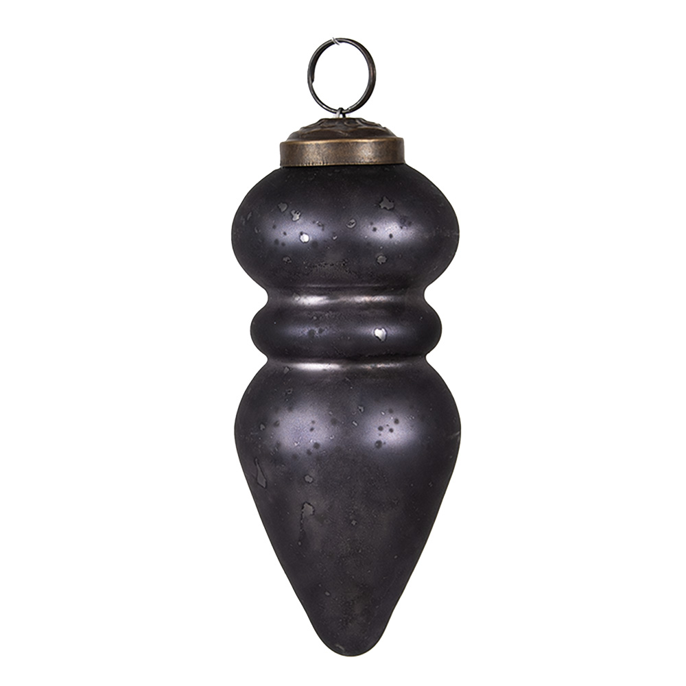 Palla di natale Nero Ø 5x11 cm