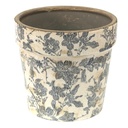 Blumentopf für Innen Grau Beige Ø 16x15 cm