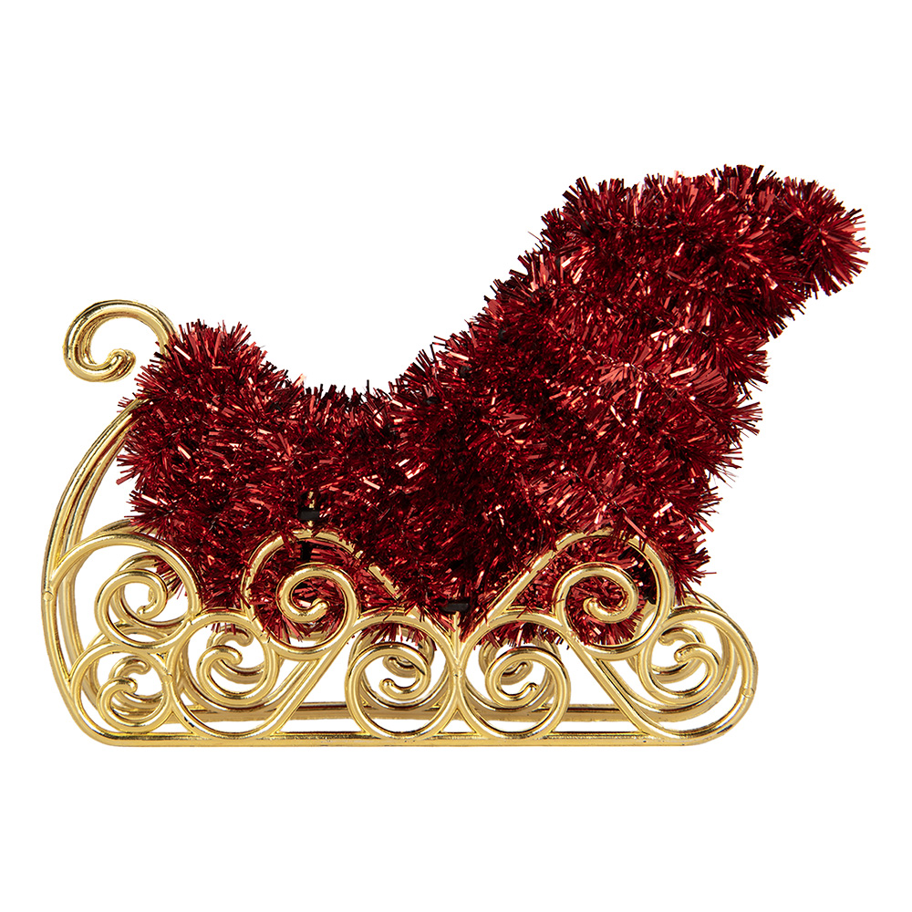 Decoratie slee 11x5x14 cm