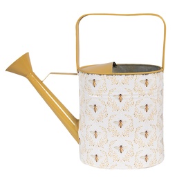 [6Y5517] Arrosoir décoratif Blanc Jaune 33x12x32 cm