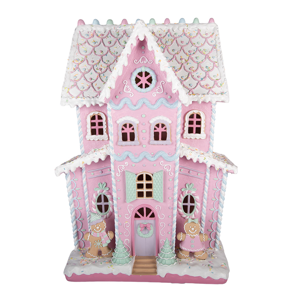 Decoratie huis 54x31x76 cm LED / 3xAA