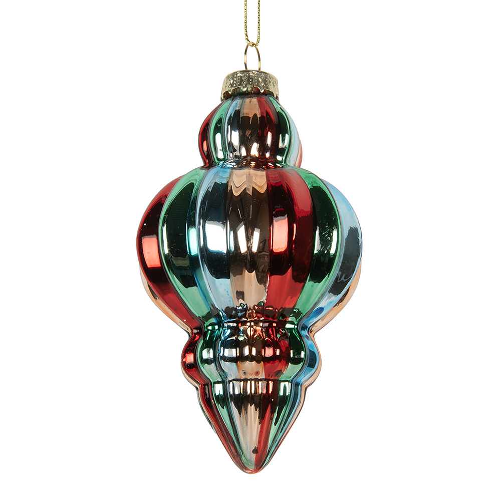Kerstbal Ø 7x12 cm