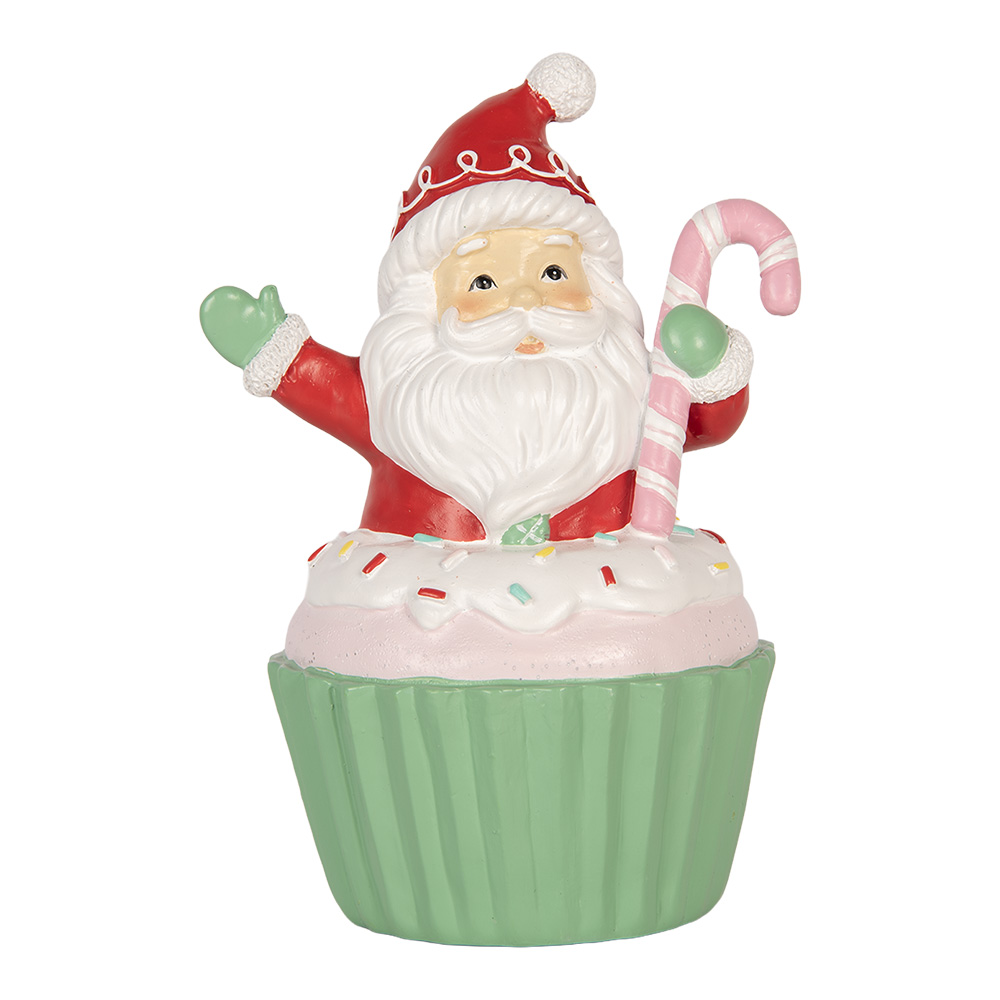 Decoratie kerstman 10x8x14 cm