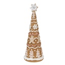 Natalizie Albero di natale Marrone Bianco Ø 14x37 cm