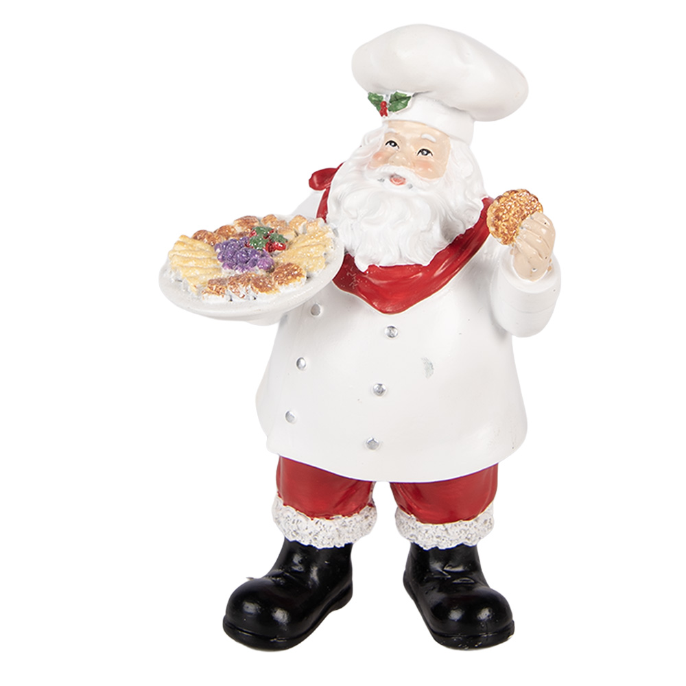 Decoratie kerstman 11x8x18 cm