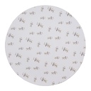 Presentation Plate White Green Ø 33x1 cm
