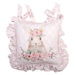 [FEB25-1] Federa Cuscino per Sedia Rosa 40x40 cm