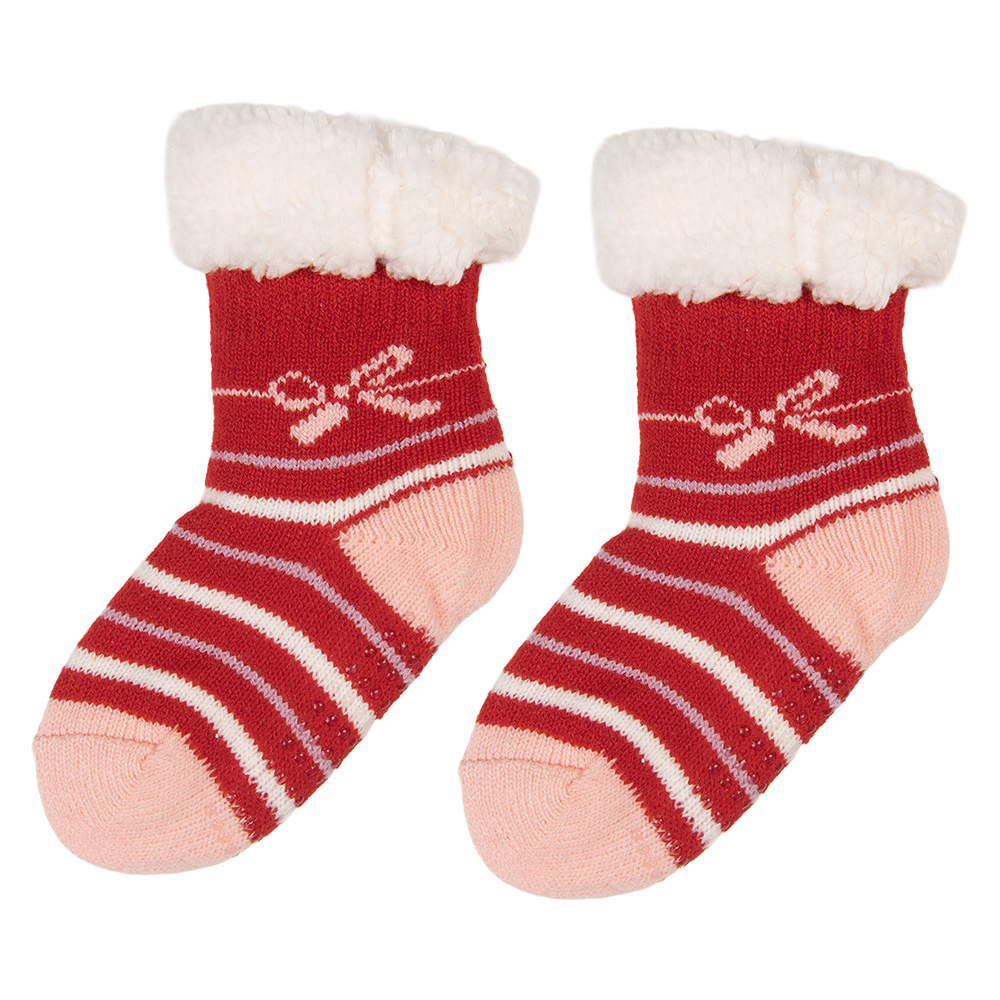 Kindersocken Rot Rosa one size