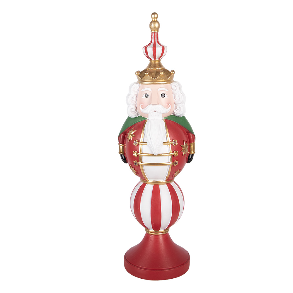 Decoratie notenkraker met LED 17x16x57 cm / 3xAA