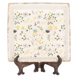 [6CE2019] Decorative Plate 22x22x3 cm