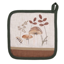 [LFJ45] Potholder Beige Brown 20x20 cm