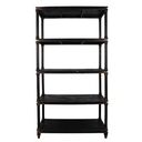 Cabinet Black 110x40x210 cm