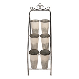 [5Y1478] Bloemen display staand 39x53x111 cm