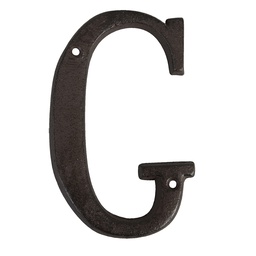 [6Y0840-G] Letter G 8x1x13 cm