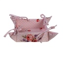 Brotkorb Rosa, Flieder 35x35x8 cm