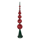 Décoration pilier boule Rouge Vert Ø 31x193 cm