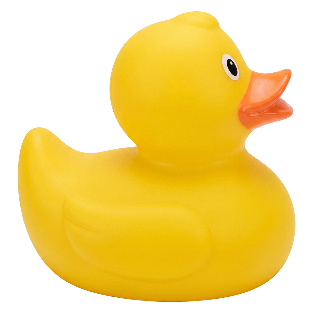 Papera di gomma decorativo Giallo 25 cm