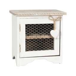 [62594] Portauova in legno Bianco 19x14x19 cm