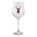 Bicchiere di vino Trasparente, Marrone Ø 7x21 cm / 300 ml