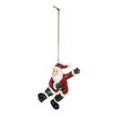 Decoratie hanger kerstman 5x5x8 cm