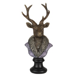 [6PR4612] Decoratie hert 10x9x23 cm