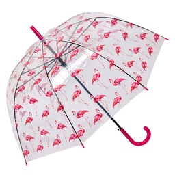 [JZUM0092] Regenschirm Erwachsene Transparent Rosa Ø 90x82 cm