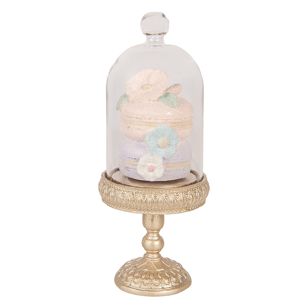 Stolp met decoratie Ø 7x17 cm
