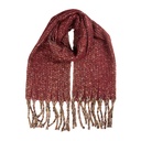 Scarf Women Red 50x210 cm