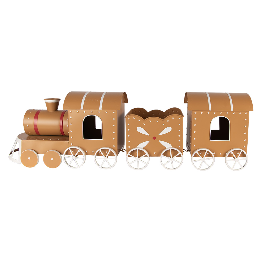 Decoratie trein 97x19x28 cm