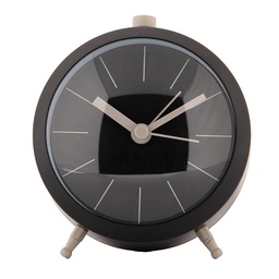[6GBAC0002Z] Wecker Analog Schwarz 10x6x11 cm / 1xAA