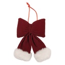 Decoratie strik 10x4x16 cm