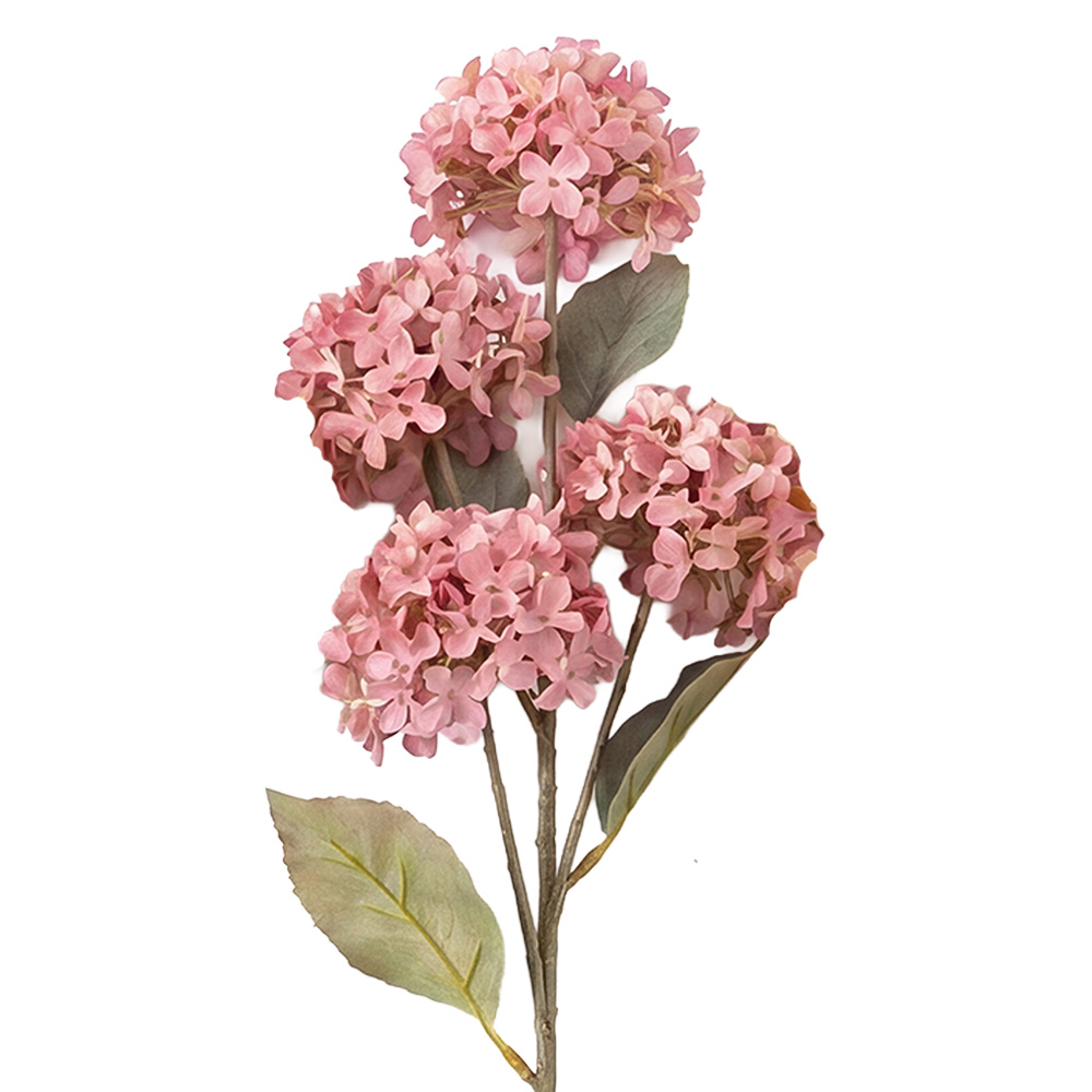 Decoratie tak met bloemen 70 cm