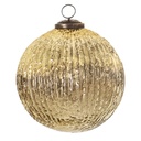 Weihnachtskugel Goldfarbig Ø 5x5 cm