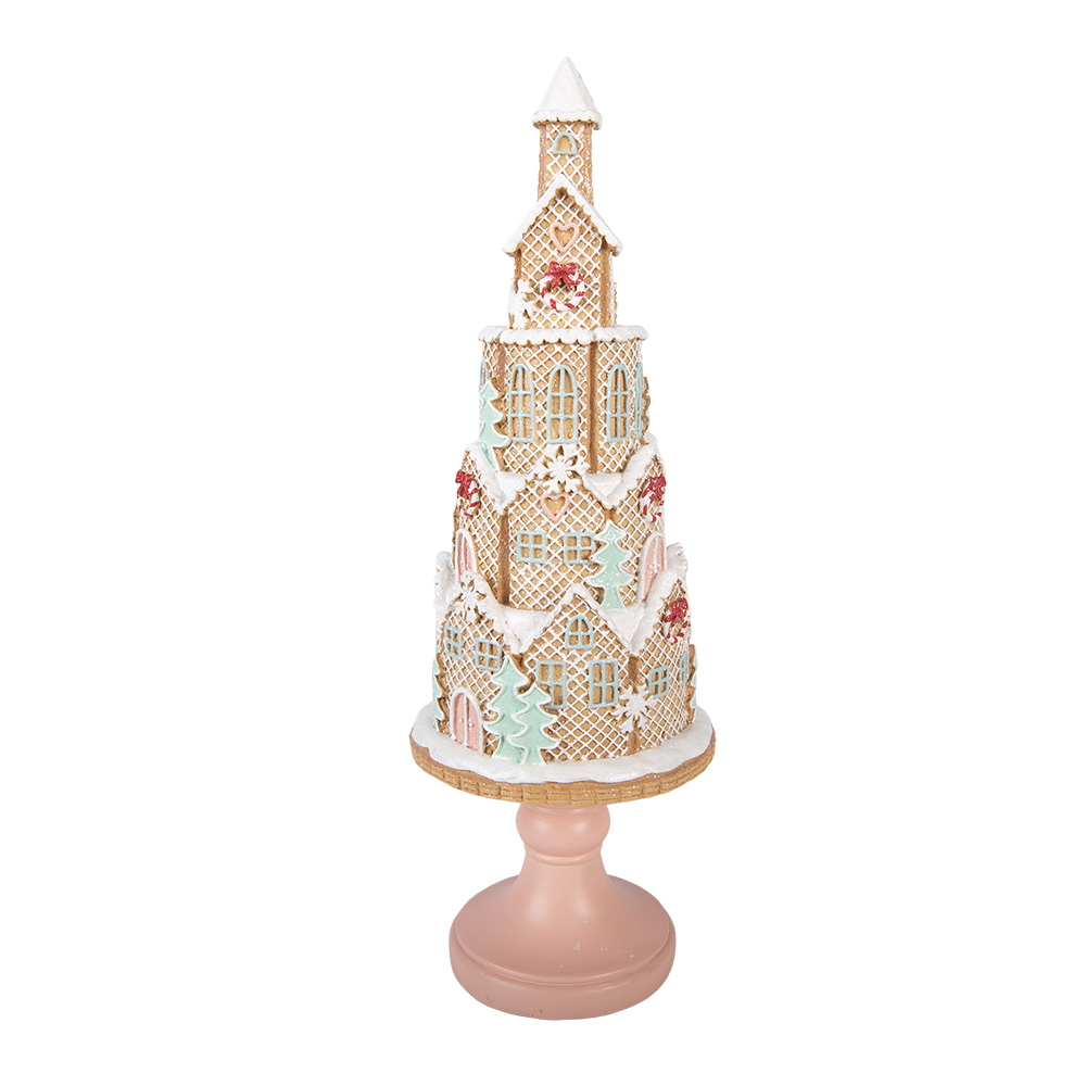Decoratie huis Ø 14x40 cm