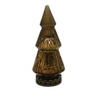 Image de décoration de Noël Sapin de Noël avec LED Marron Ø 7x16 cm
