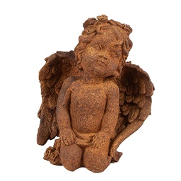 [6PR4076] Decoration angel Brown 9x7x11 cm