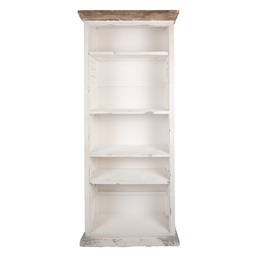 [5H0750W] Armoire ajustable Blanc 80x36x195 cm
