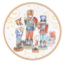 [65108] Plaque de fond Rouge, Bleu Ø 40x1 cm