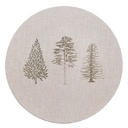 Unter Teller Beige Grün Ø 33x1 cm