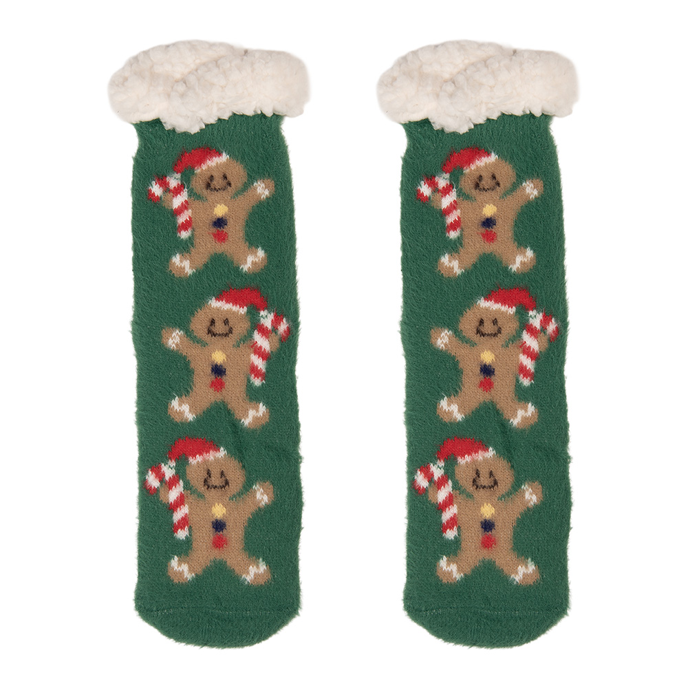 Chaussettes Vert Marron one size