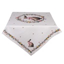 Nappe carrée Beige Marron 100x100 cm
