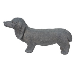 [5MG0019] Hund Hund Grau 74x19x39 cm