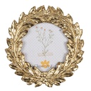 Bilderrahmen Goldfarbig 11x2x11 cm / Ø 8 cm