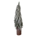 Künstlicher Weihnachtsbaum Grün Weiß Ø 18x57 cm