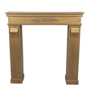 Kaminkonsole Goldfarbig 100x22x99 cm