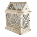 Decoratie kweekkasje 54x35x66 cm