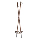 Decoratie skistokken (2) Ø 12x100 cm